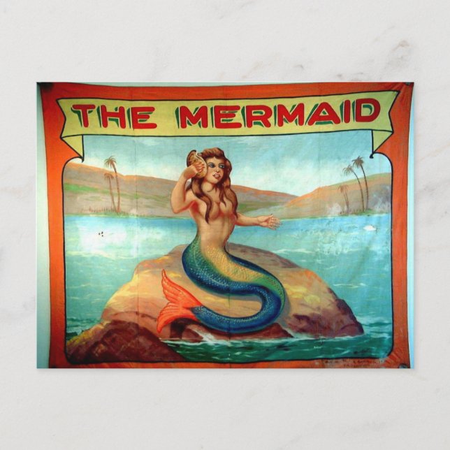 the mermaid postcard (Front)