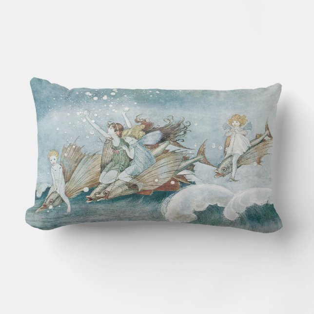 The Mermaid Ride Lumbar Cushion (Front)