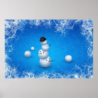 The Merry Snowman Poster