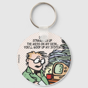 The Mess On My Desk Key Ring