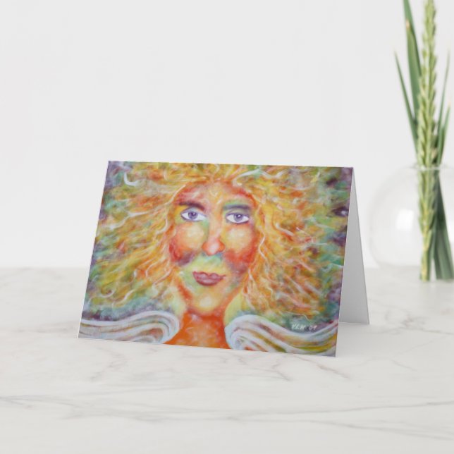 "The Messenger" Fine Art Holiday Greeting Card (Front)