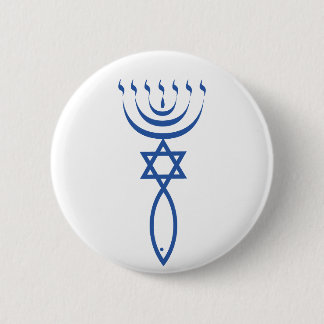 The Messianic Jewish Seal of Jerusalem 6 Cm Round Badge