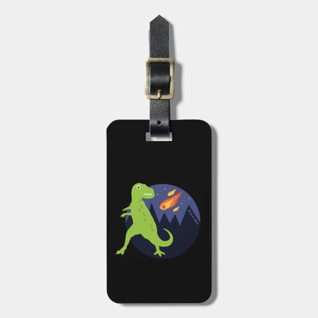 The Meteorite That Stuck Luggage Tag (Front Vertical)