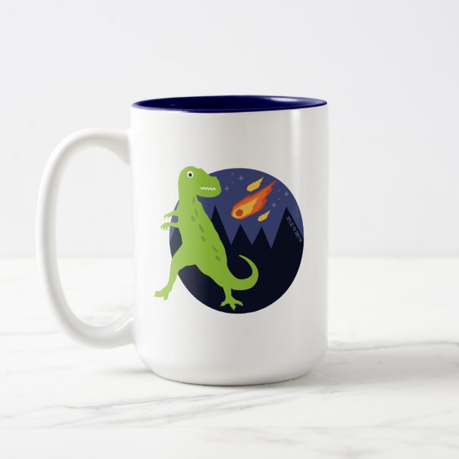 The Meteorite That Stuck Two-Tone Coffee Mug (Left)
