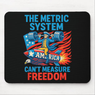 The Metric System Cant Measure Freedom Eagle Usa F Mouse Pad
