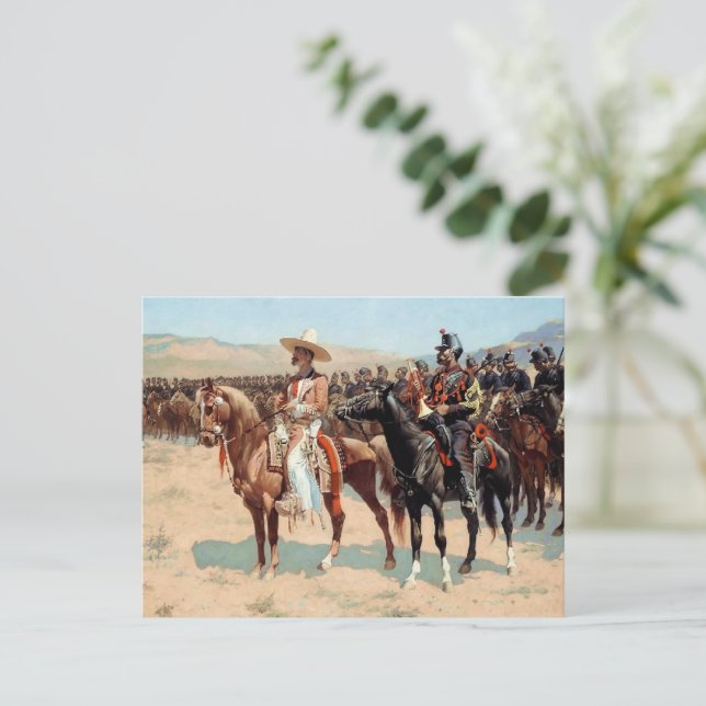 The Mexican Major by Frederic Remington (1889) Postcard (Standing Front)