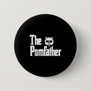 The Mfather Funny Meranian Dog Dad Shirt Men  6 Cm Round Badge