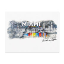 The Miami Line, Rockne Krebs, Postcard