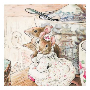 “The Mice Listened to the Tailor” by Beatrix Potte Photo Print