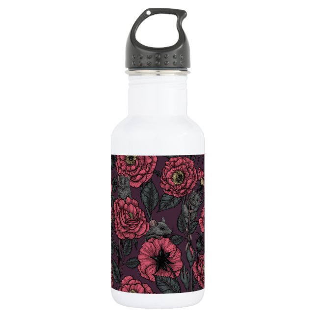 The mice party 532 ml water bottle (Front)