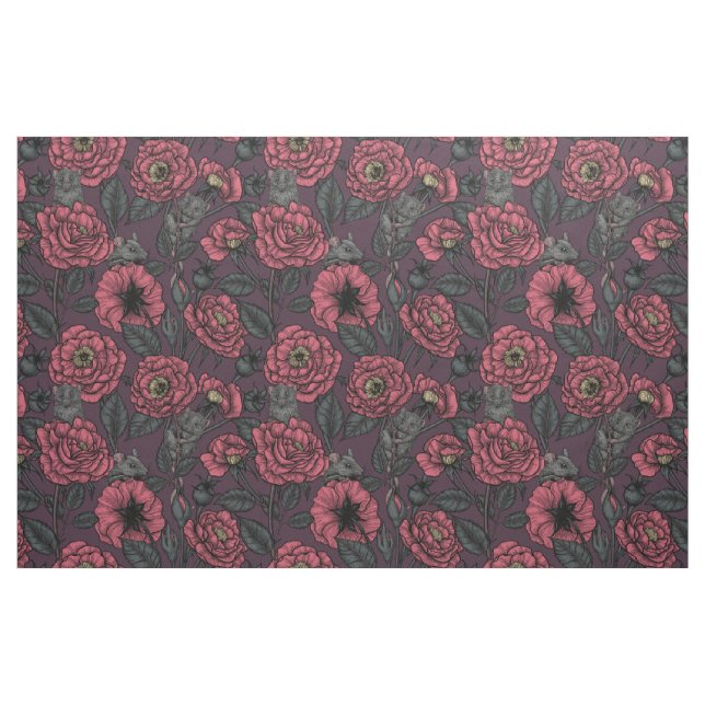 The mice party fabric (Fat Quarter)