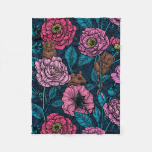 The mice party fleece blanket