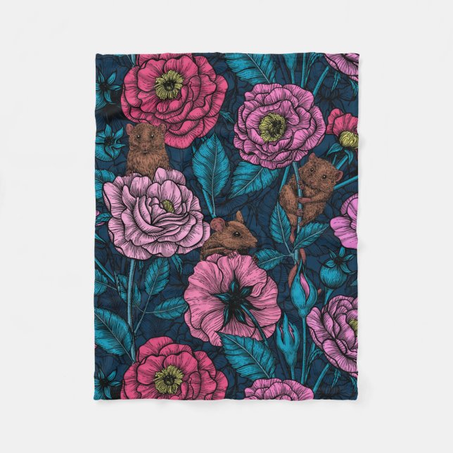 The mice party fleece blanket (Front)