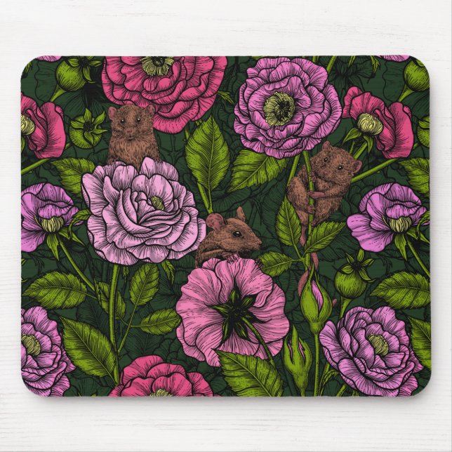 The mice party mouse pad (Front)