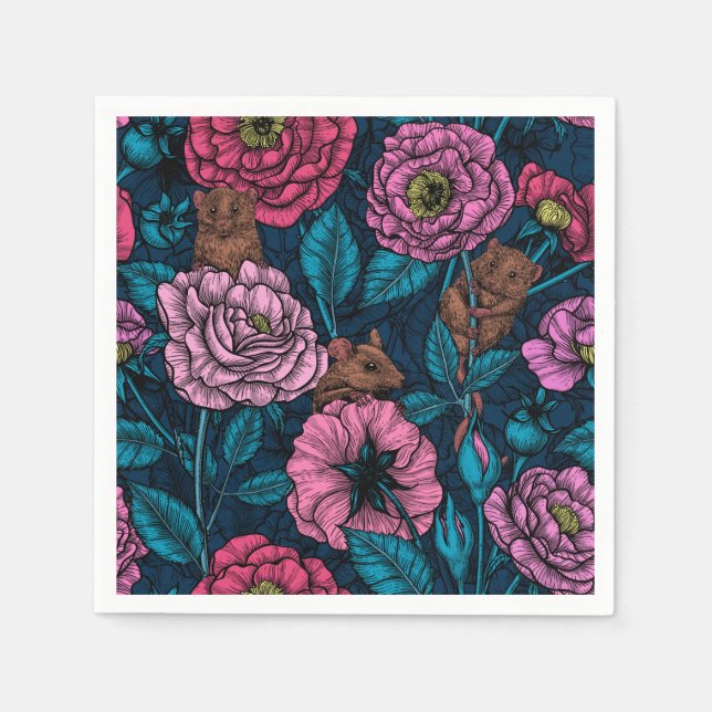 The mice party napkin (Front)