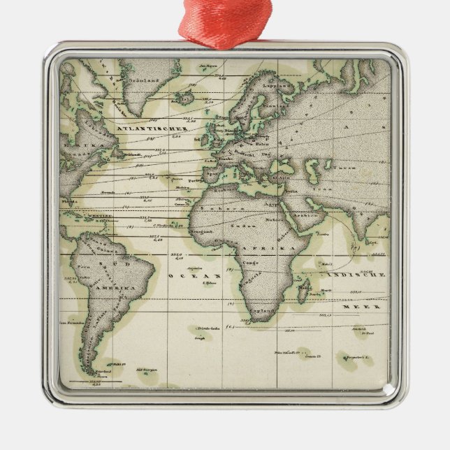 The Middle Barometer Metal Tree Decoration (Front)