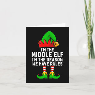 The Middle Elf Matching Family Christmas Card