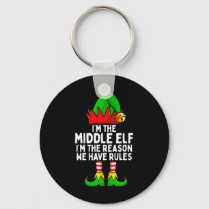The Middle Elf Matching Family Christmas Key Ring