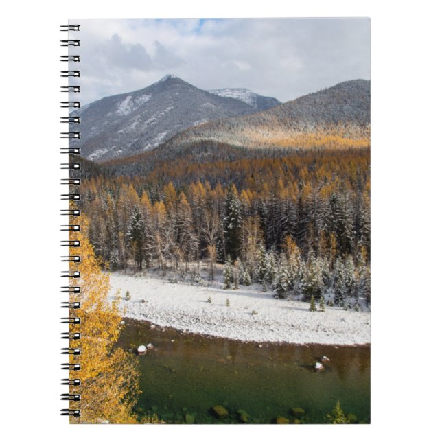 The Middle Fork Of The Flathead River Notebook (Front)