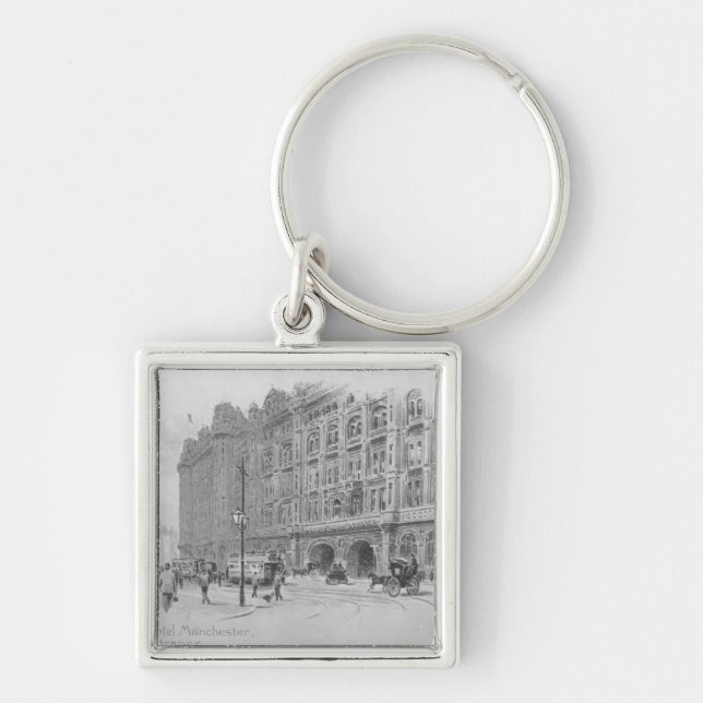The Midland Hotel, Manchester, c.1910 Key Ring (Front)
