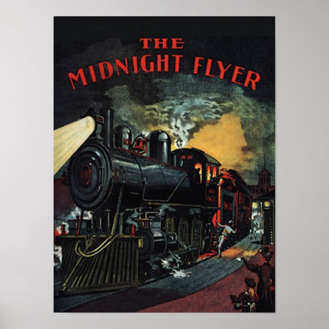 The Midnight Flyer Train Poster/Print Poster (Front)