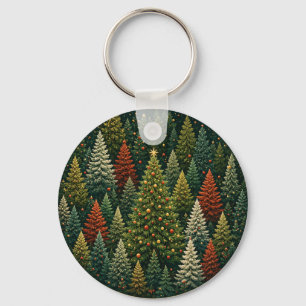 The Midnight Forest Star Key Ring
