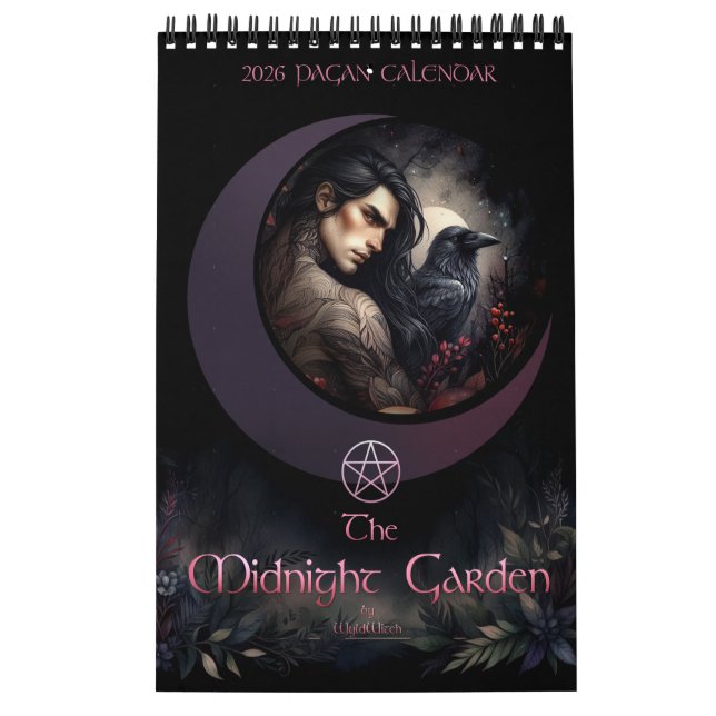 The Midnight Garden 2026 Pagan Calendar (Cover)