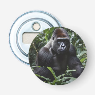 The Midnight Gorilla King: Monarch of the Forest Bottle Opener