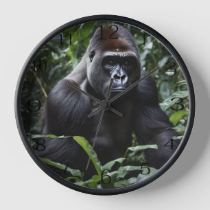 The Midnight Gorilla King: Monarch of the Forest Clock