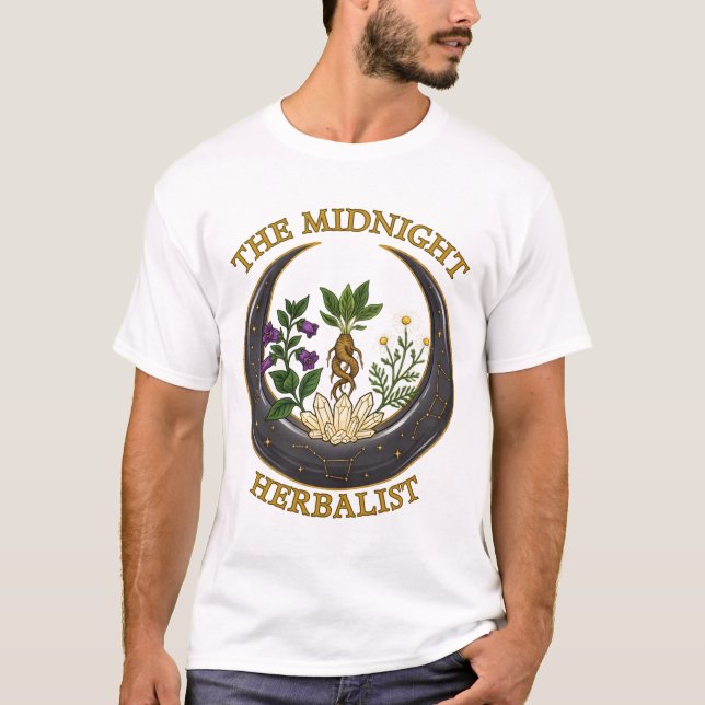The Midnight Herbalist Mandrake Shirt (Front)
