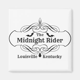 The Midnight Rider Logo Magnet
