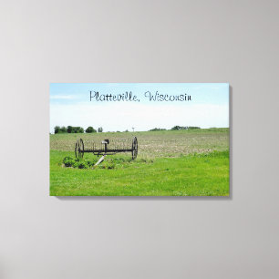 The Midwest, Farm Photography Canvas Print