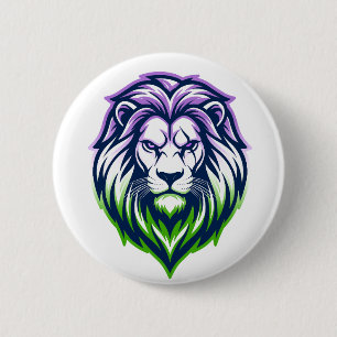 The Mighty Lion - Genderqueer Edition 6 Cm Round Badge