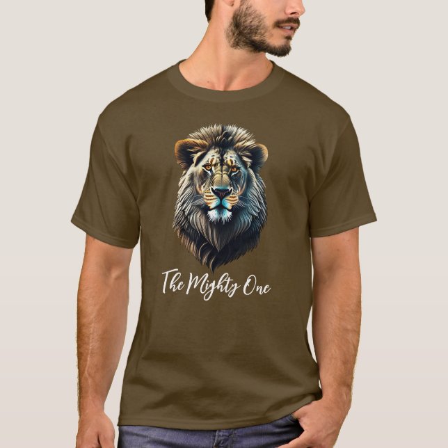 The Mighty One lion  T-Shirt (Front)