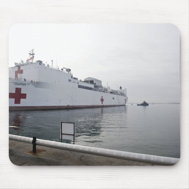 The Military Sealift Command hospital ship Mouse Pad (Front)