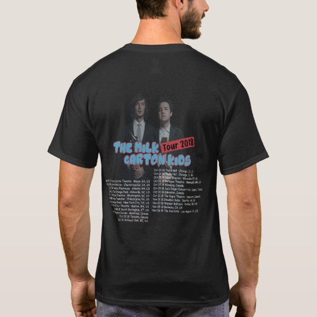 THE MILK CARTON KIDS TOUR 2018 T-Shirt (Back)