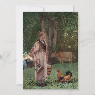 The Milk Maid   Winslow Homer