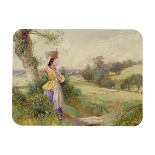 The Milkmaid, 1860 Magnet