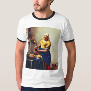 The Milkmaid [1]. By Johannes Vermeer T-Shirt