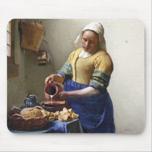 The Milkmaid, c.1658-60 (oil on canvas) Mouse Pad