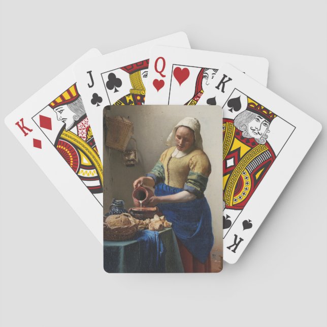 THE MILKMAID PLAYING CARDS (Back)