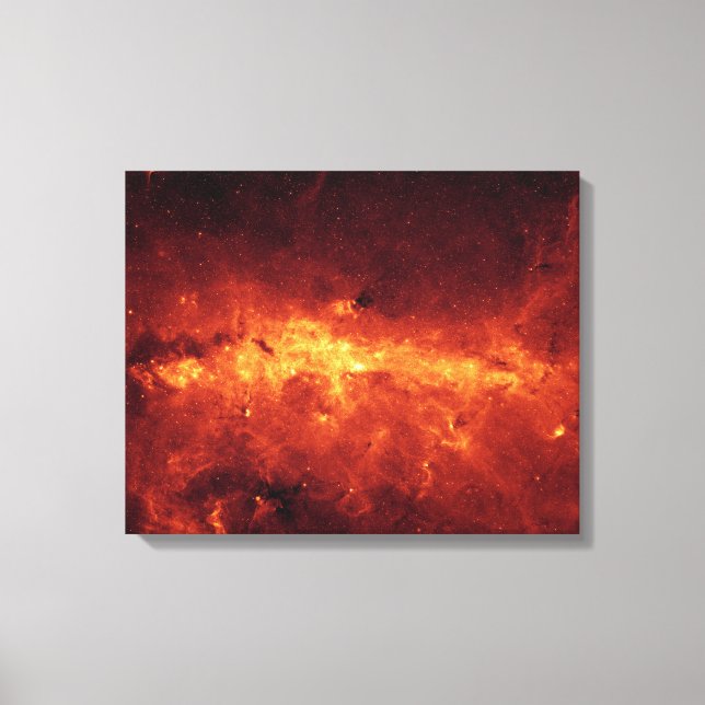 The Milky Way centre aglow with dust Canvas Print (Front)