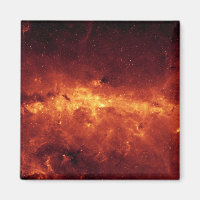 The Milky Way centre aglow with dust