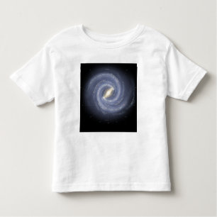 The Milky Way Galaxy (annotated) Toddler T-Shirt