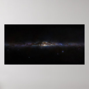 The Milky Way Galaxy As Seen in Planet Earth's Sky Poster