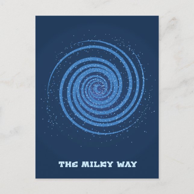 The Milky Way Galaxy Postcard (Front)