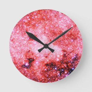 The Milky Way Galaxy Round Clock