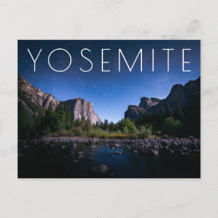 The Milky Way   Yosemite National Park Postcard