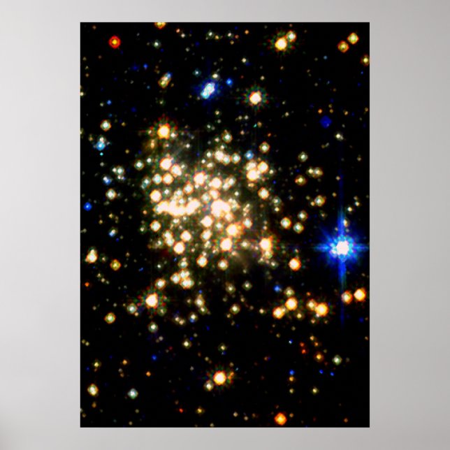 The Milky Way's Densest Star Cluster- The Arches Poster (Front)