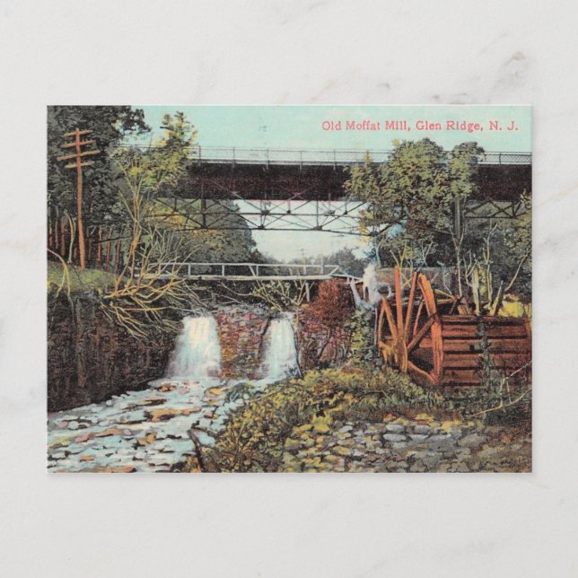 The Mill, Glen Ridge, New Jersey 1909 Postcard (Front)